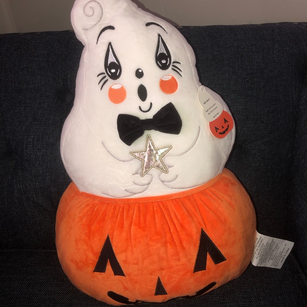👻 Johanna Parker inspired Ghost and Pumpkin pillow